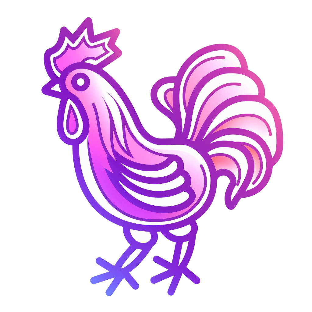 Chinese zodiac Rooster illustration